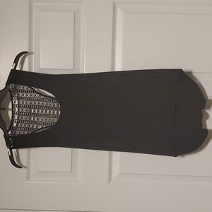 Black flowy tank top